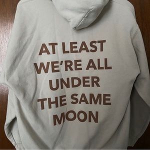 Faded moon hoodie